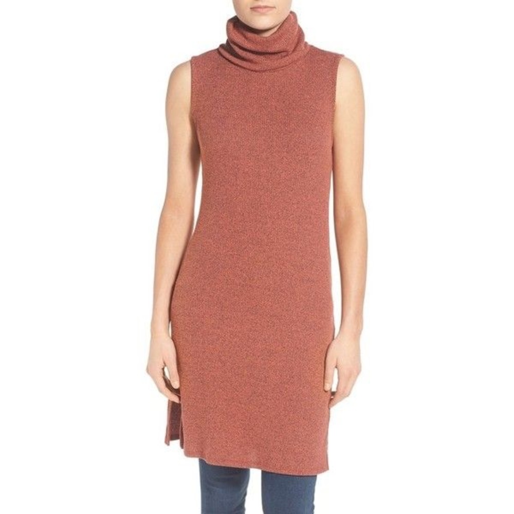NWT Cotton Emporium Sleeveless Turtleneck Dress